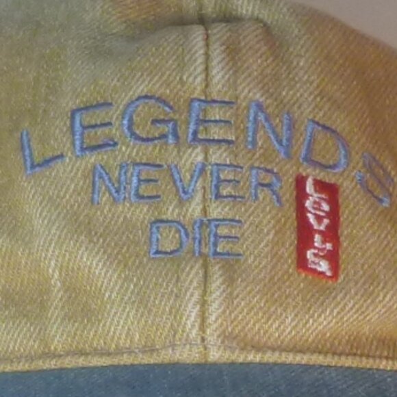 Rare Vintage LEVIS "Legends Never Die" Cap - Picture 3 of 11